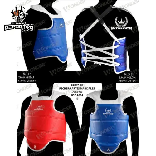Pechera artes marciales